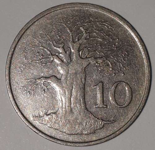 1994 - 10 CENT COIN - ZIMBABWE - (Copper-Nickel)
